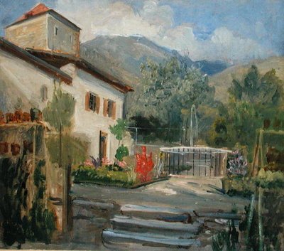 Garden at Merano, 1840 by Rudolph Friedrich Wasmann